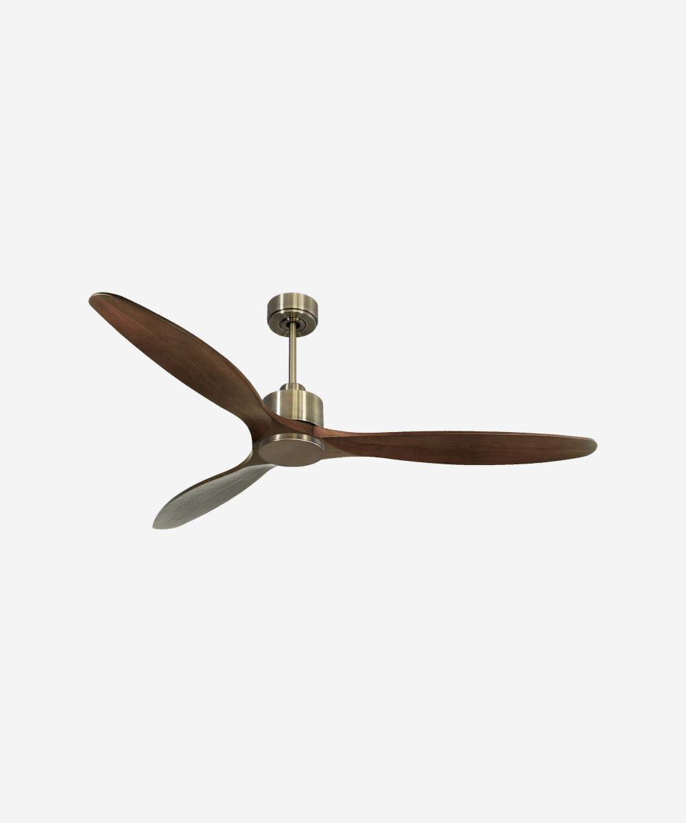 Ventilador de techo Reversible Termostato Wifi Motor DC Techos Inclinados Mando a Distancia Hypersilence Memoria 1