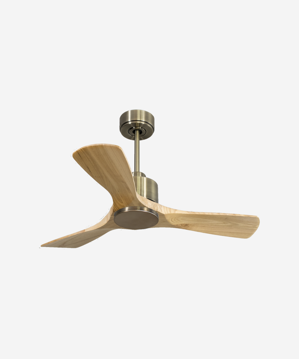 Ventilador de techo Reversible Termostato Wifi Motor DC Techos Inclinados Mando a Distancia Hypersilence Memoria 1