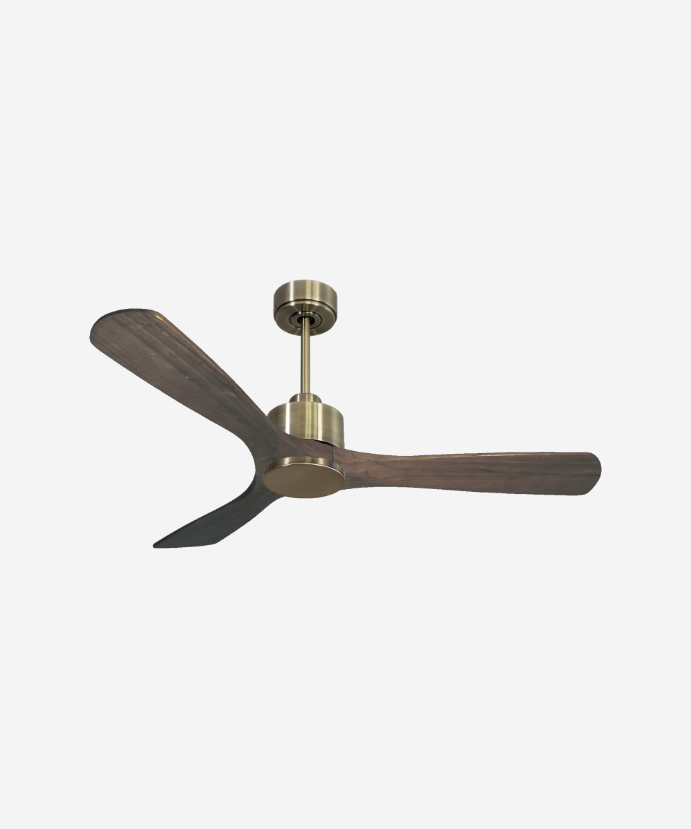 Ventilador de techo Reversible Termostato Wifi Motor DC Techos Inclinados Mando a Distancia Hypersilence Memoria 1