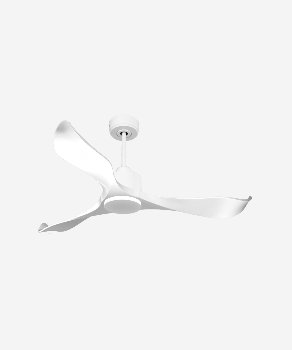 Ventilador de techo Reversible Termostato Wifi Motor DC Techos Inclinados Mando a Distancia Adaptador 2/3 Aspas Hypersilence Memoria 1