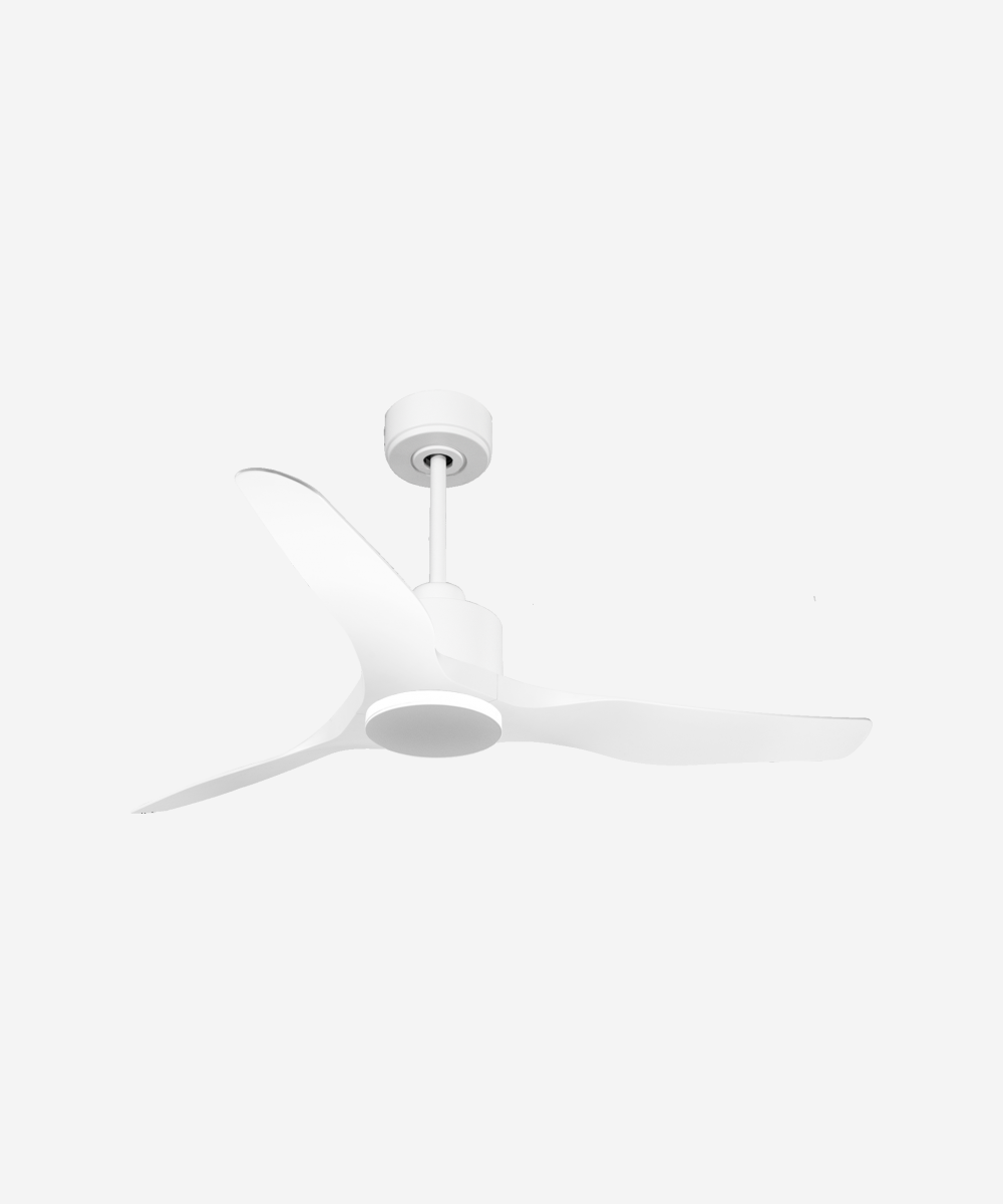 Ventilador de techo Reversible Termostato Wifi Motor DC Techos Inclinados Mando a Distancia Adaptador 2/3 Aspas Hypersilence Memoria 1