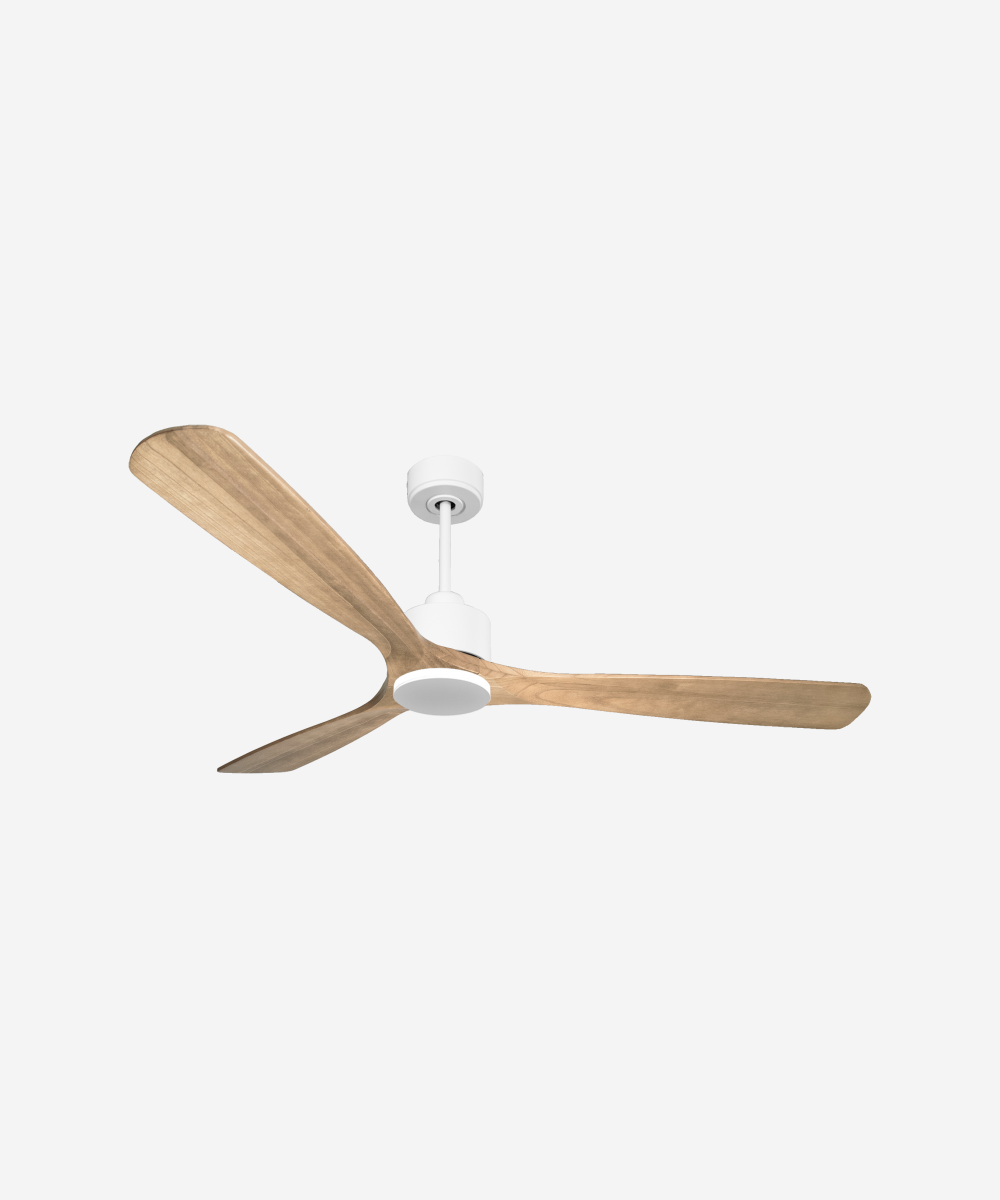 Ventilador de techo Reversible Termostato Wifi Motor DC Techos Inclinados Mando a Distancia Hypersilence Memoria 1