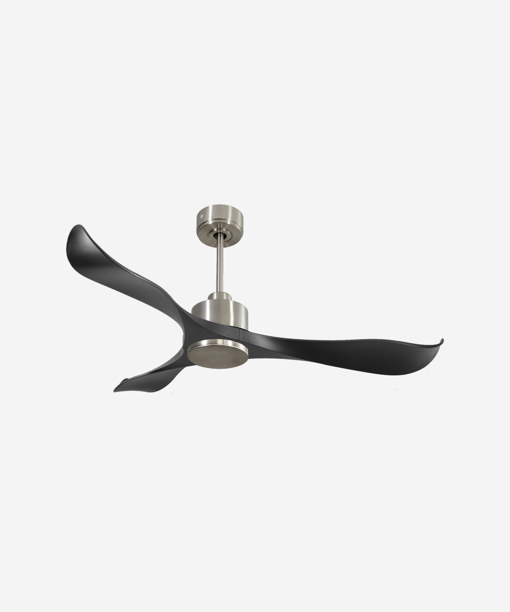 Ventilador de techo Reversible Termostato Wifi Motor DC Techos Inclinados Mando a Distancia Adaptador 2/3 Aspas Hypersilence Memoria 1