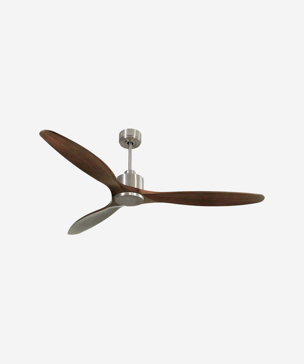 Ventilador de techo Reversible Termostato Wifi Motor DC Techos Inclinados Mando a Distancia Hypersilence Memoria 1