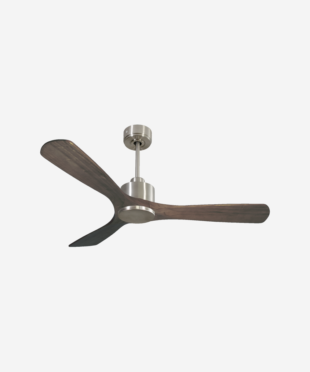 Ventilador de techo Reversible Termostato Wifi Motor DC Techos Inclinados Mando a Distancia Hypersilence Memoria 1