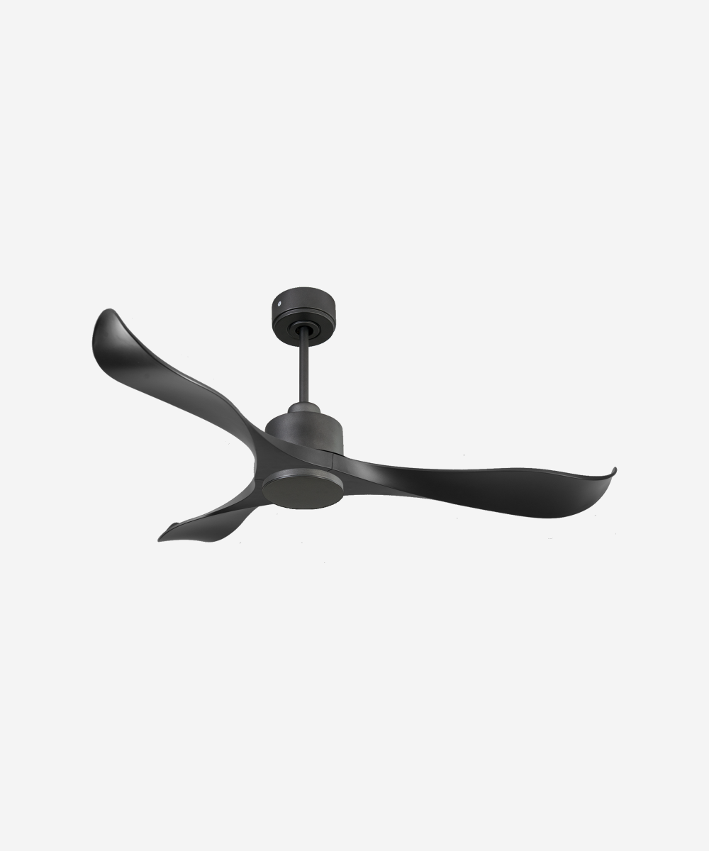 Ventilador de techo Reversible Termostato Wifi Motor DC Techos Inclinados Mando a Distancia Adaptador 2/3 Aspas Hypersilence Memoria 1