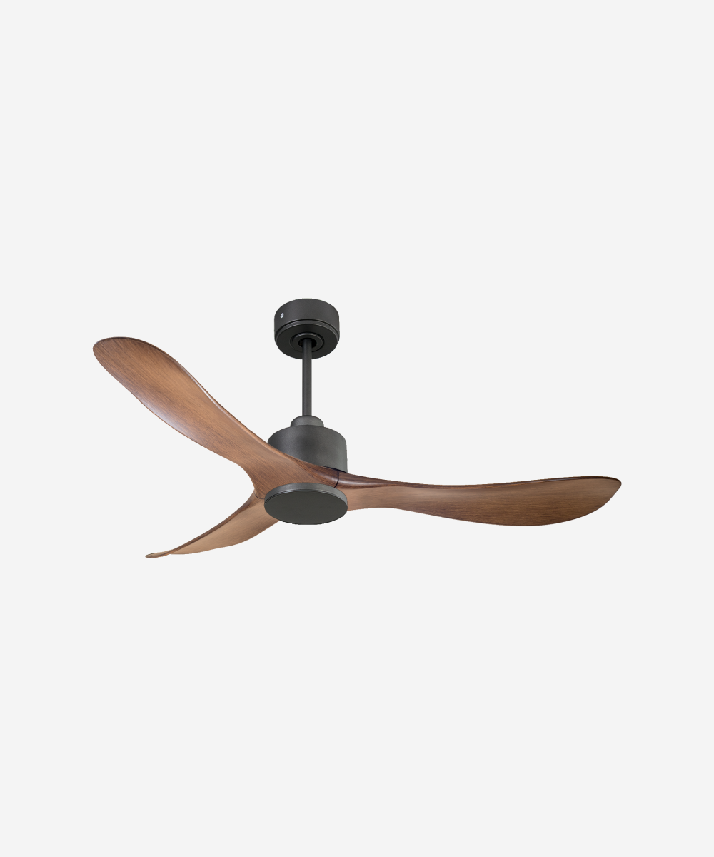 Ventilador de techo Reversible Termostato Wifi Motor DC Techos Inclinados Mando a Distancia Hypersilence Memoria 1