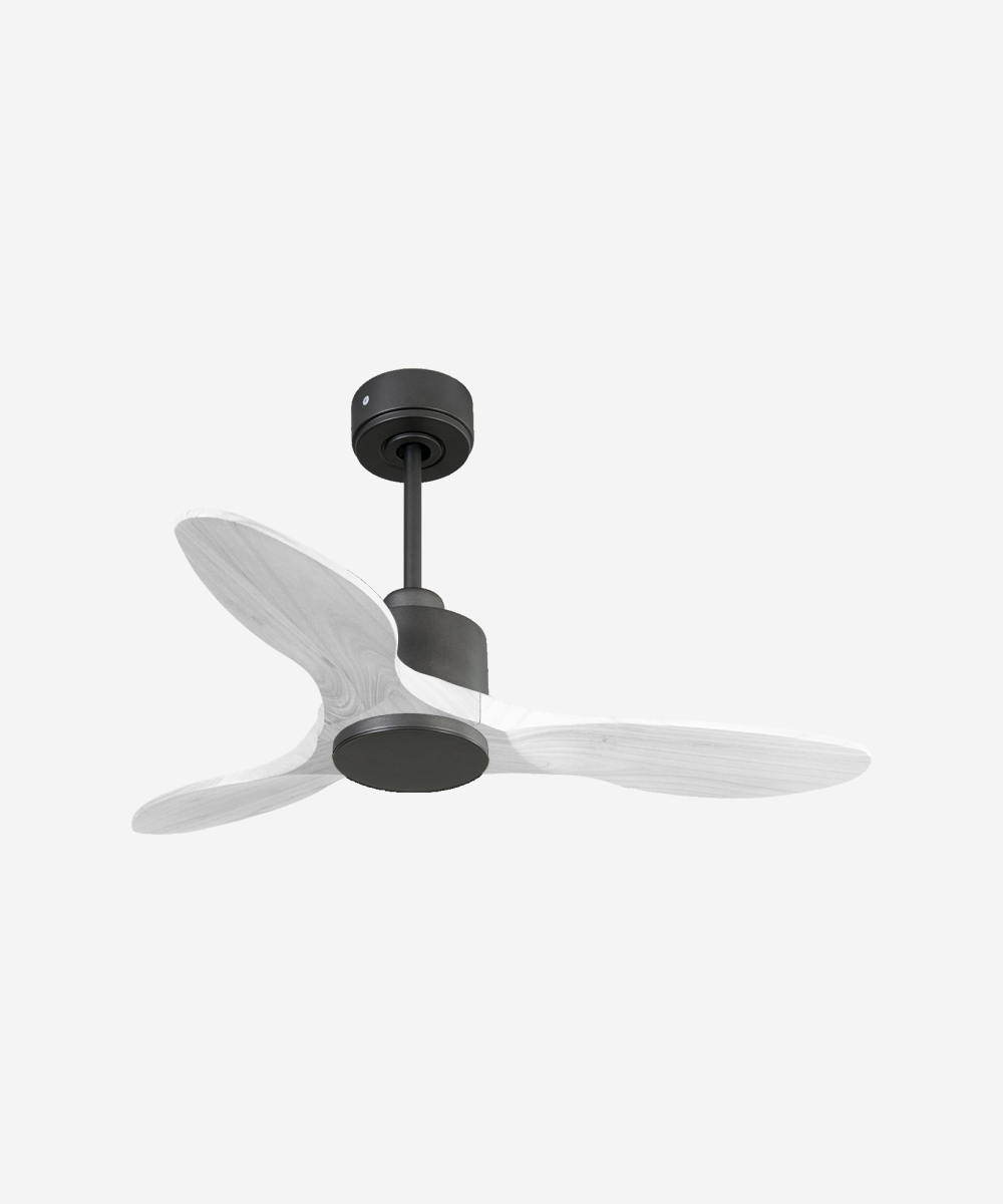 Ventilador de techo Modo Invierno/Verano Termostato Wifi Motor DC Techos Inclinados Mando a Distancia Hypersilence Memoria