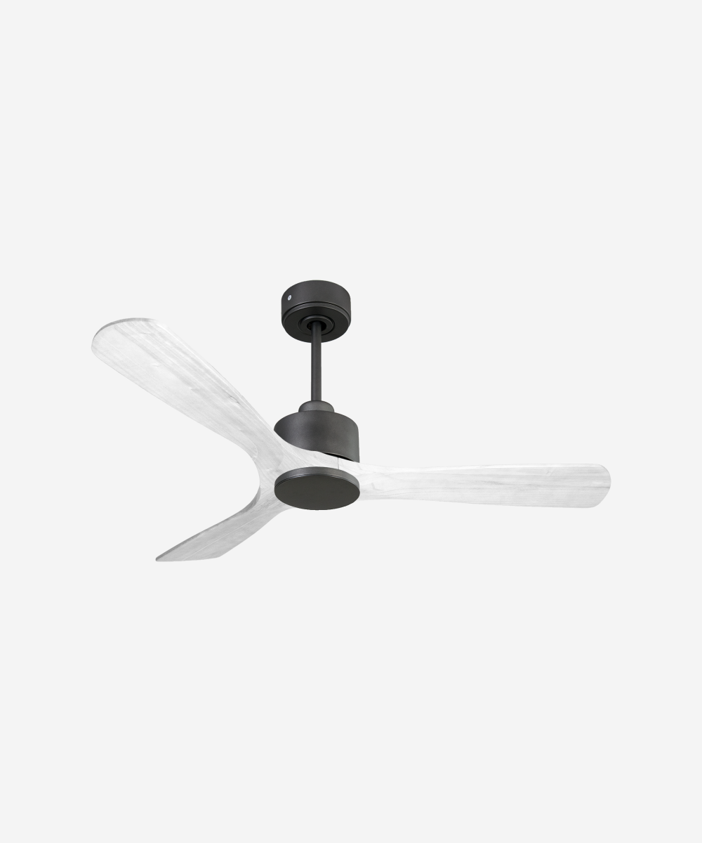 Ventilador de techo Reversible Termostato Wifi Motor DC Techos Inclinados Mando a Distancia Hypersilence Memoria