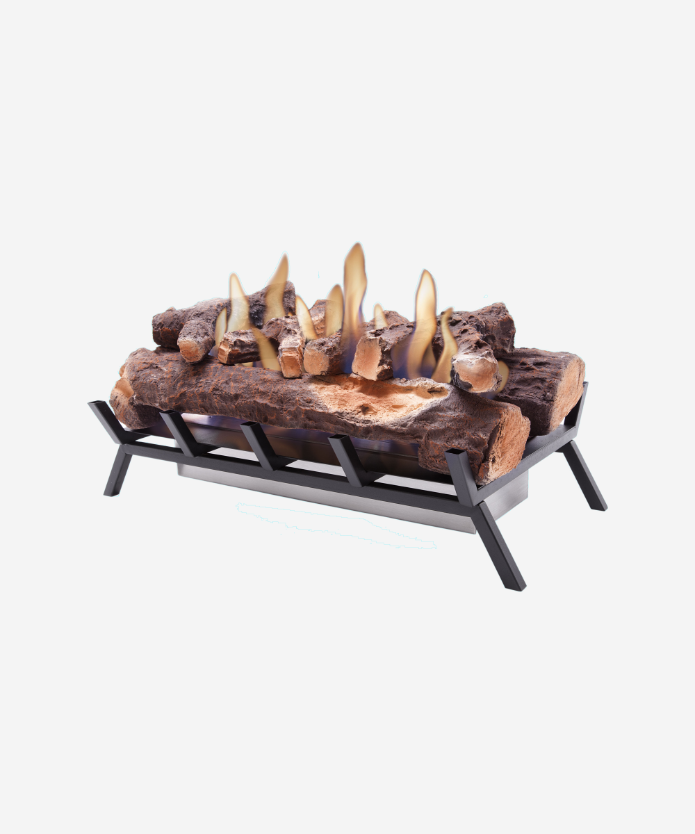 Bloque de combustión 1.5L con troncos decorativos
