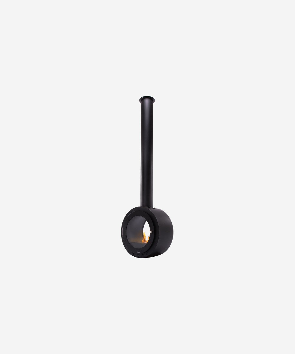 Chimenea de etanol de techo con diseño circular