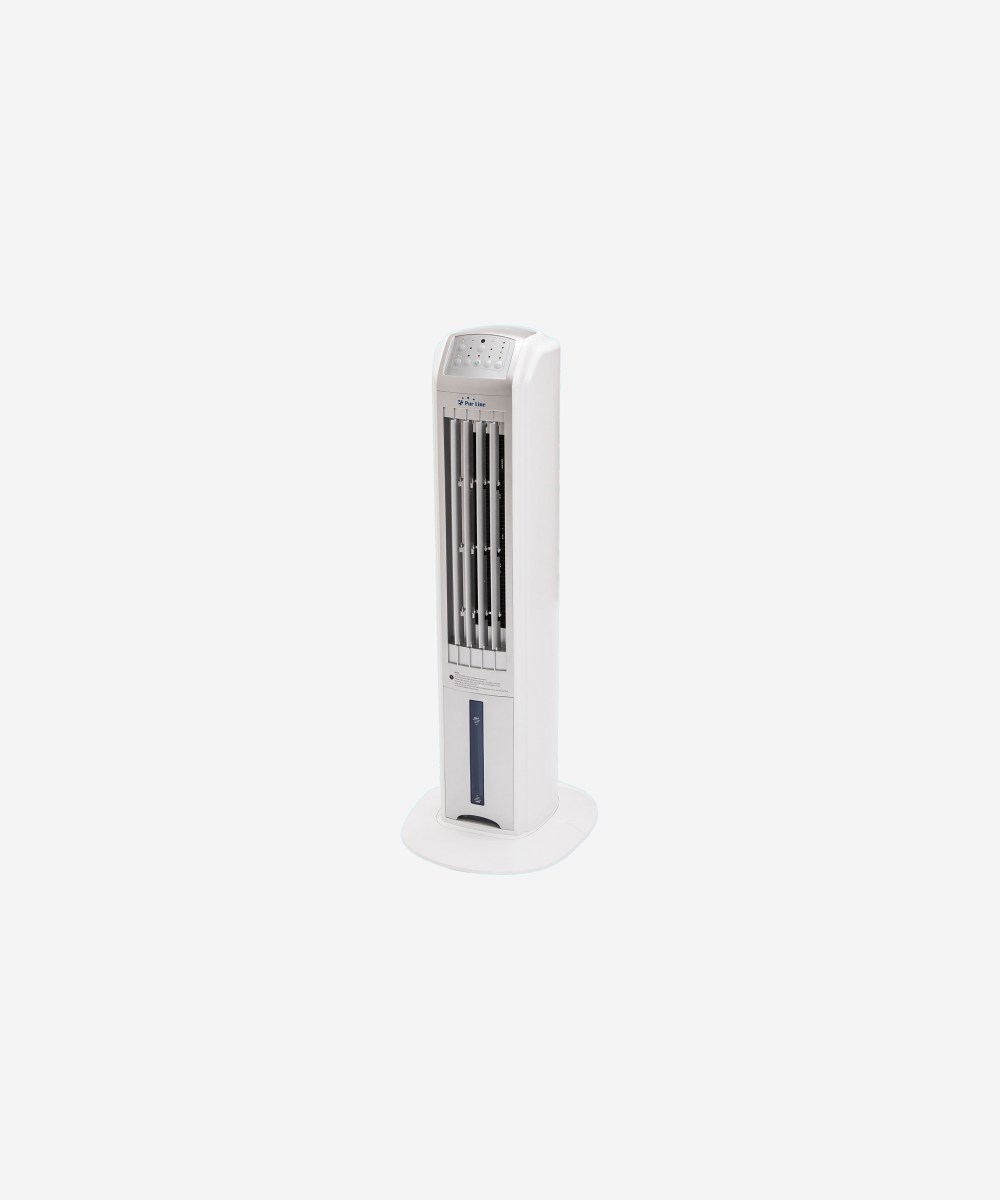 Climatizador evaporativo 70W con ionizador y 3 velocidades