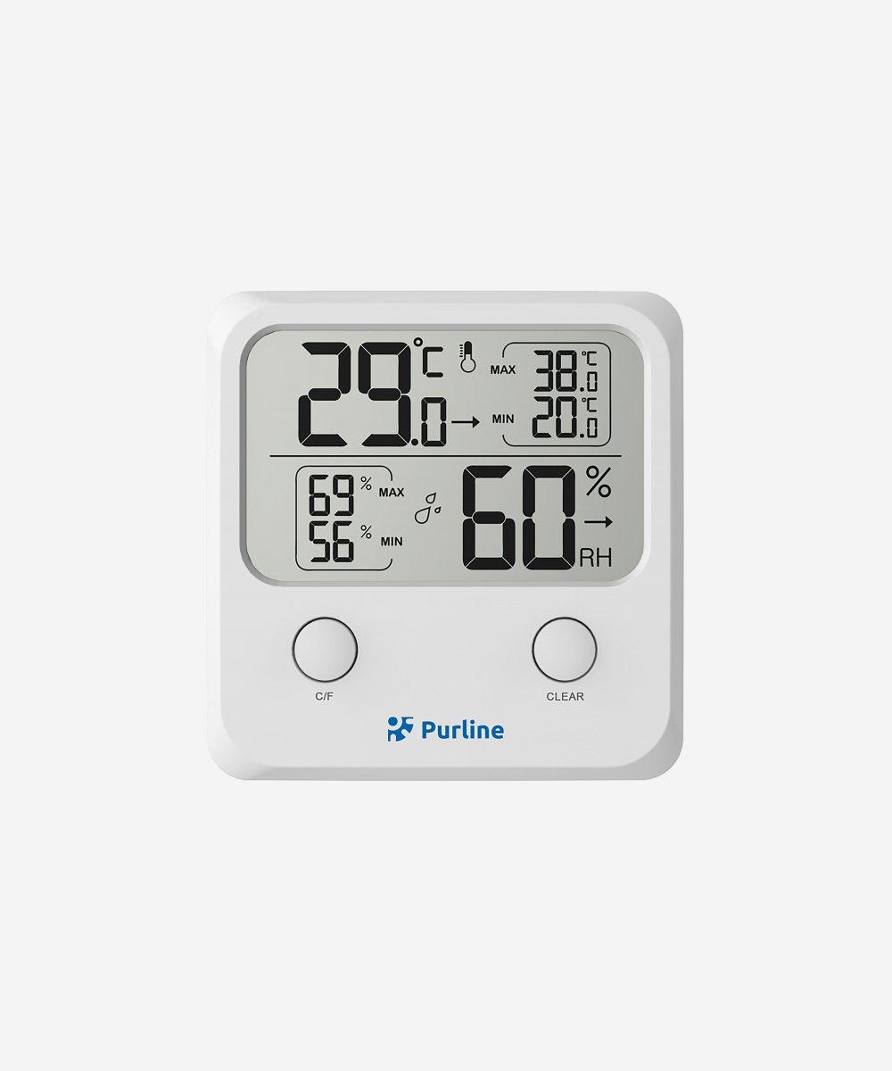 Estación meteorológica inalámbrica con indicador de temperatura y humedad