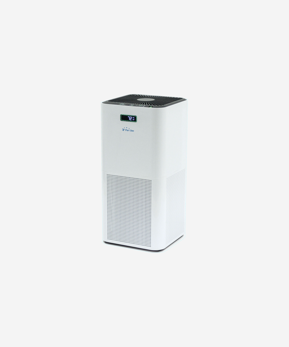 Purificador de aire con filtro HEPA, PM2, ionizador, pantalla LED táctil, 3 velocidades y modo AUTO para superficies de 60m2