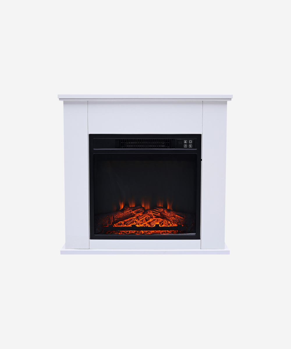 Chimenea eléctrica de suelo 2kW con mando a distancia