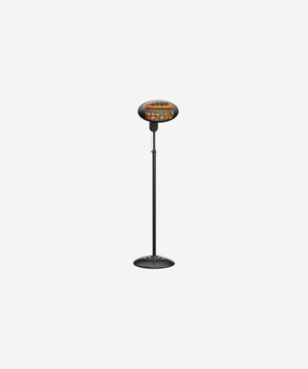 Calefactor halógeno 2000W con altura regulable