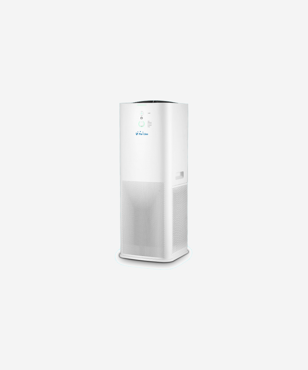 Purificador de aire con 2 filtros HEPA e ionizado para 90m2