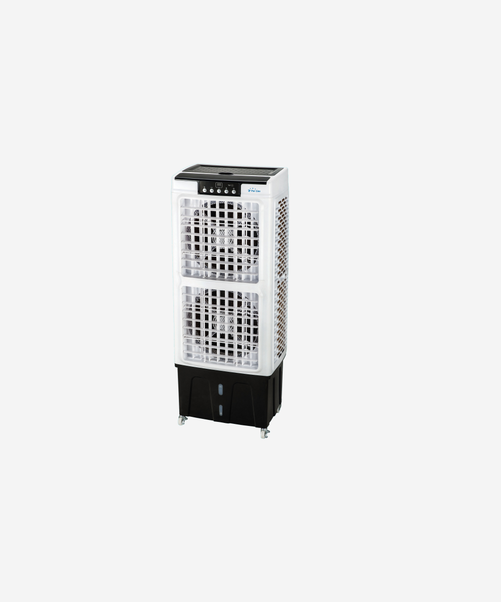 Climatizador evaporativo de gran caudal con ventilador