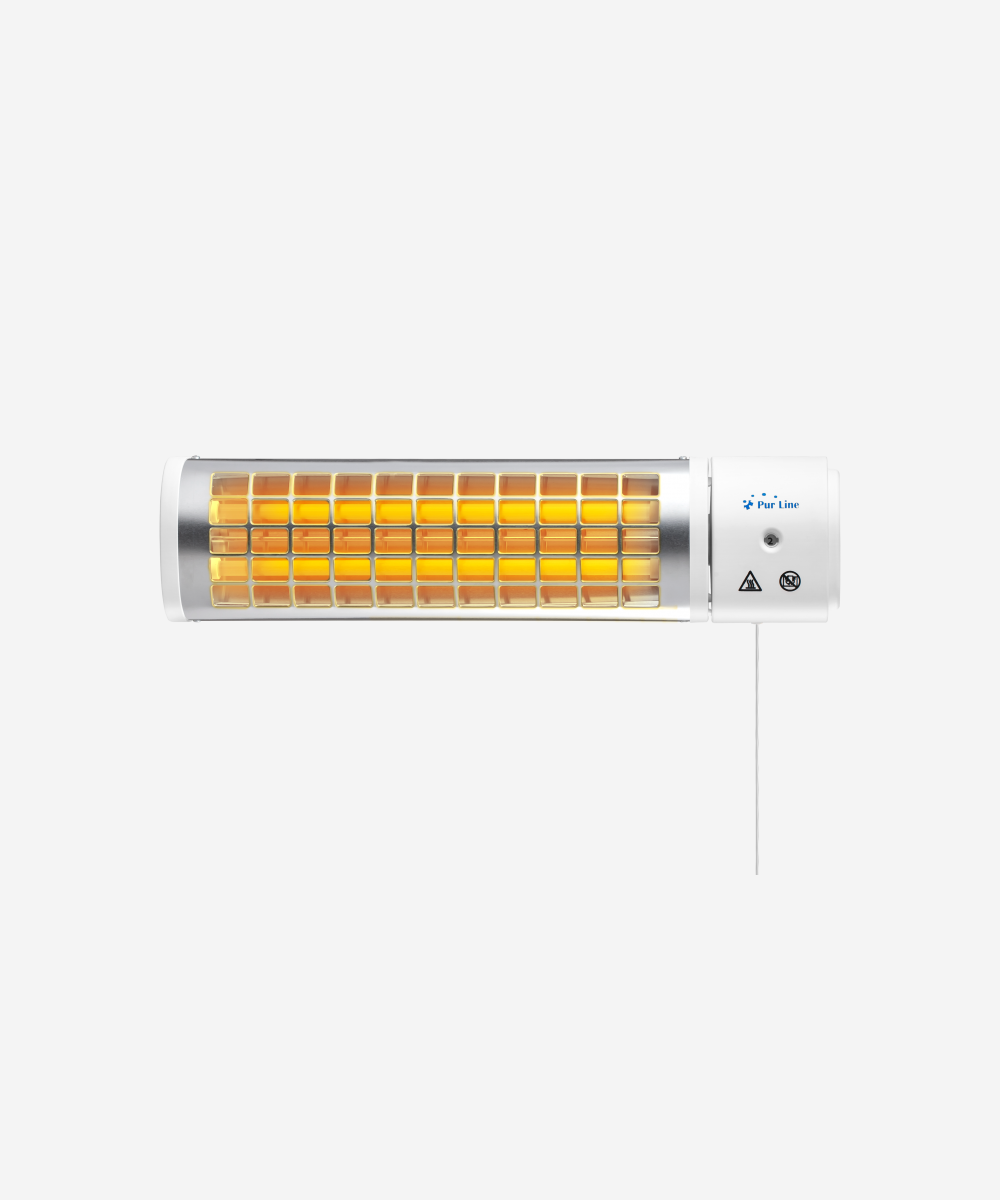 Calefactor halógeno para baño 1200W