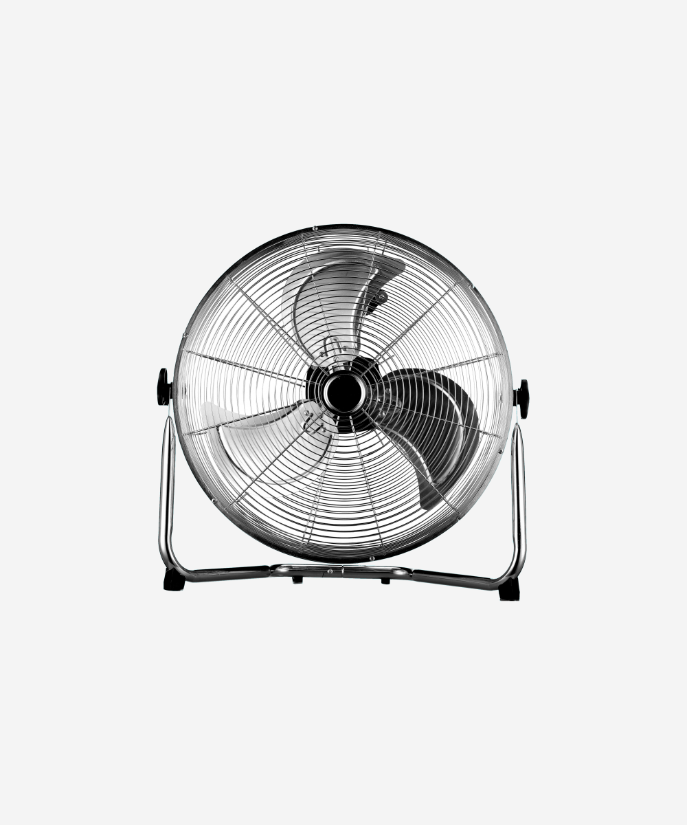 Ventilador industrial de aluminio 120 W con 3 aspas y 3 velocidades