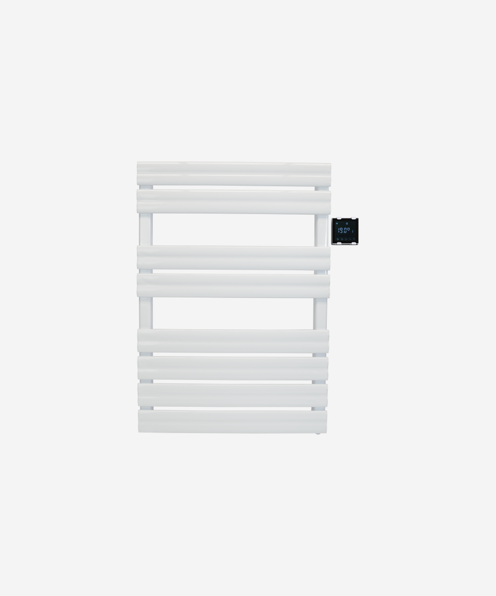 Toallero blanco con control inalámbrico 500W