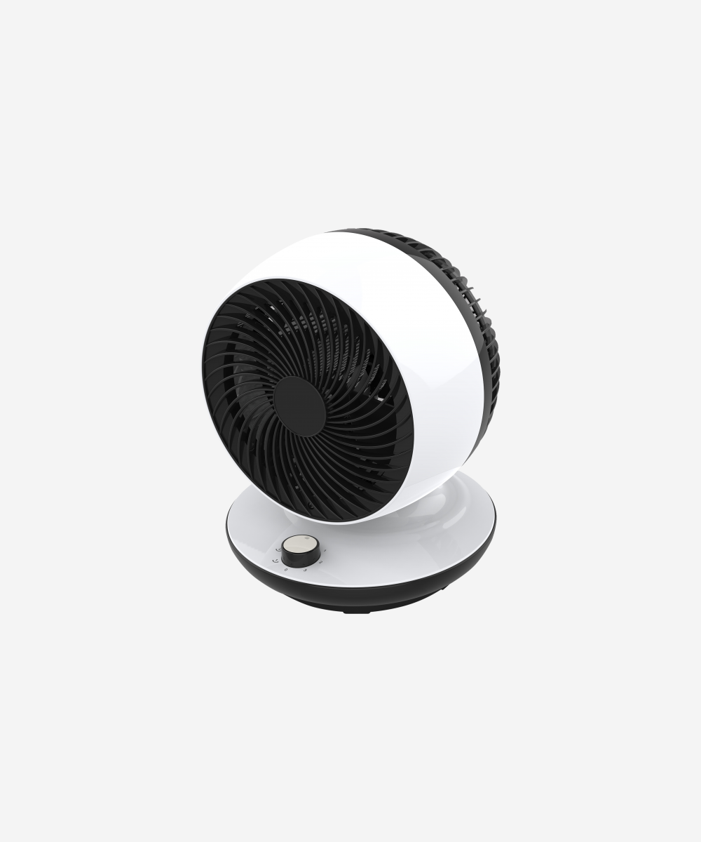 Ventilador de sobremesa con oscilación vertical
