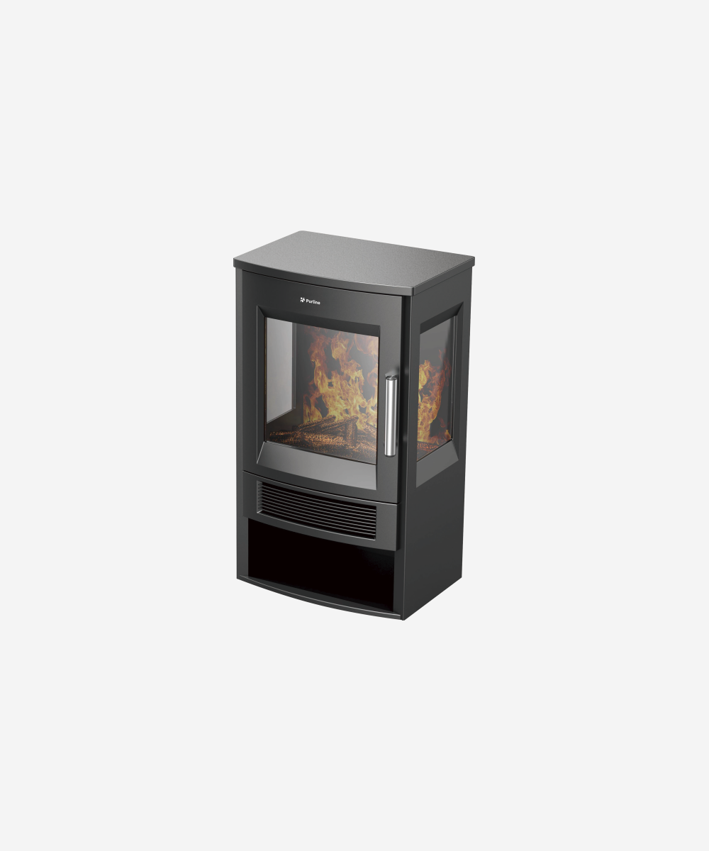 Estufa eléctrica grande de suelo con control WiFi por App