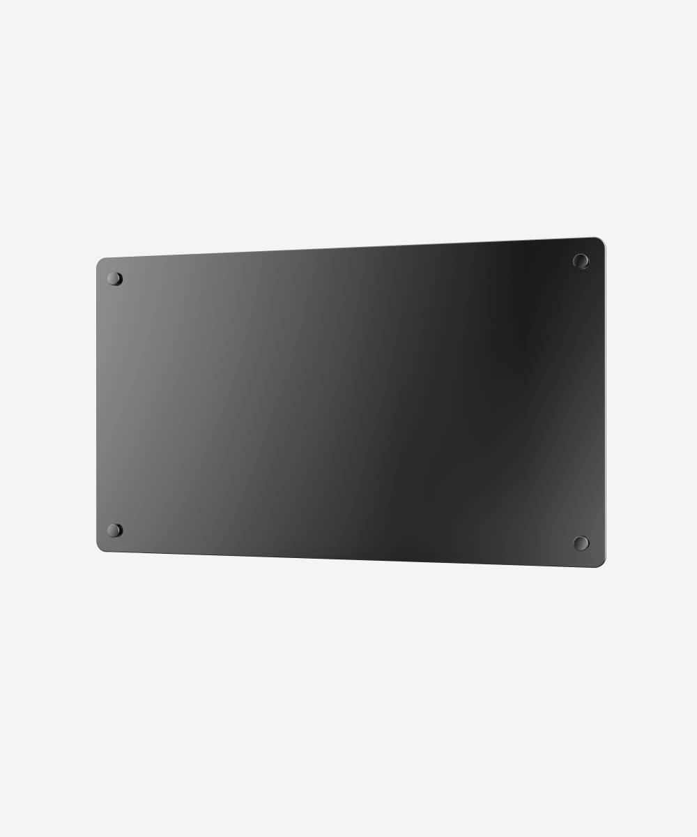 Radiador con panel de cristal 1500W y control WiFi por App