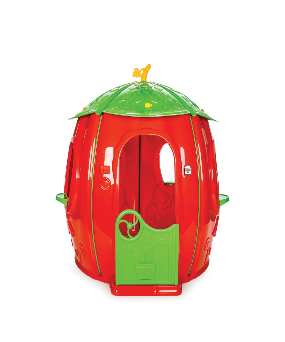Caseta infantil de plástico con forma de fresa STRAWBERRY HOUSE