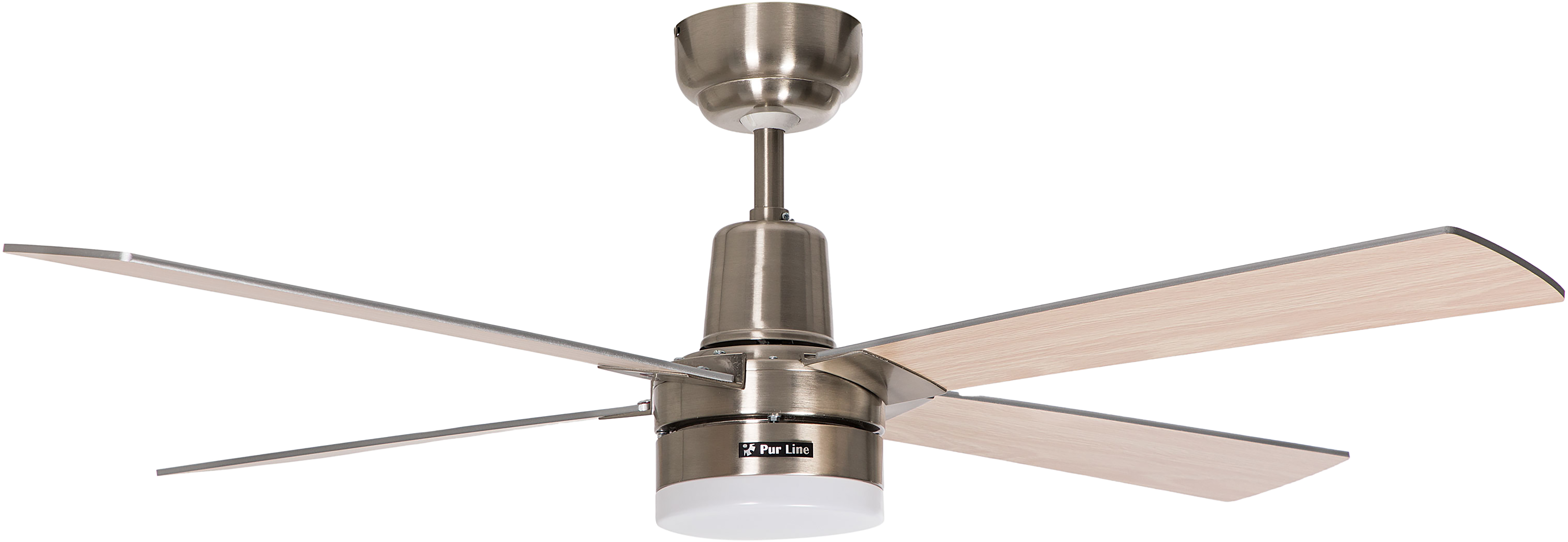 Ventilateur de plafond ø122 cm avec LED et Wifi Réversible Hypersilence