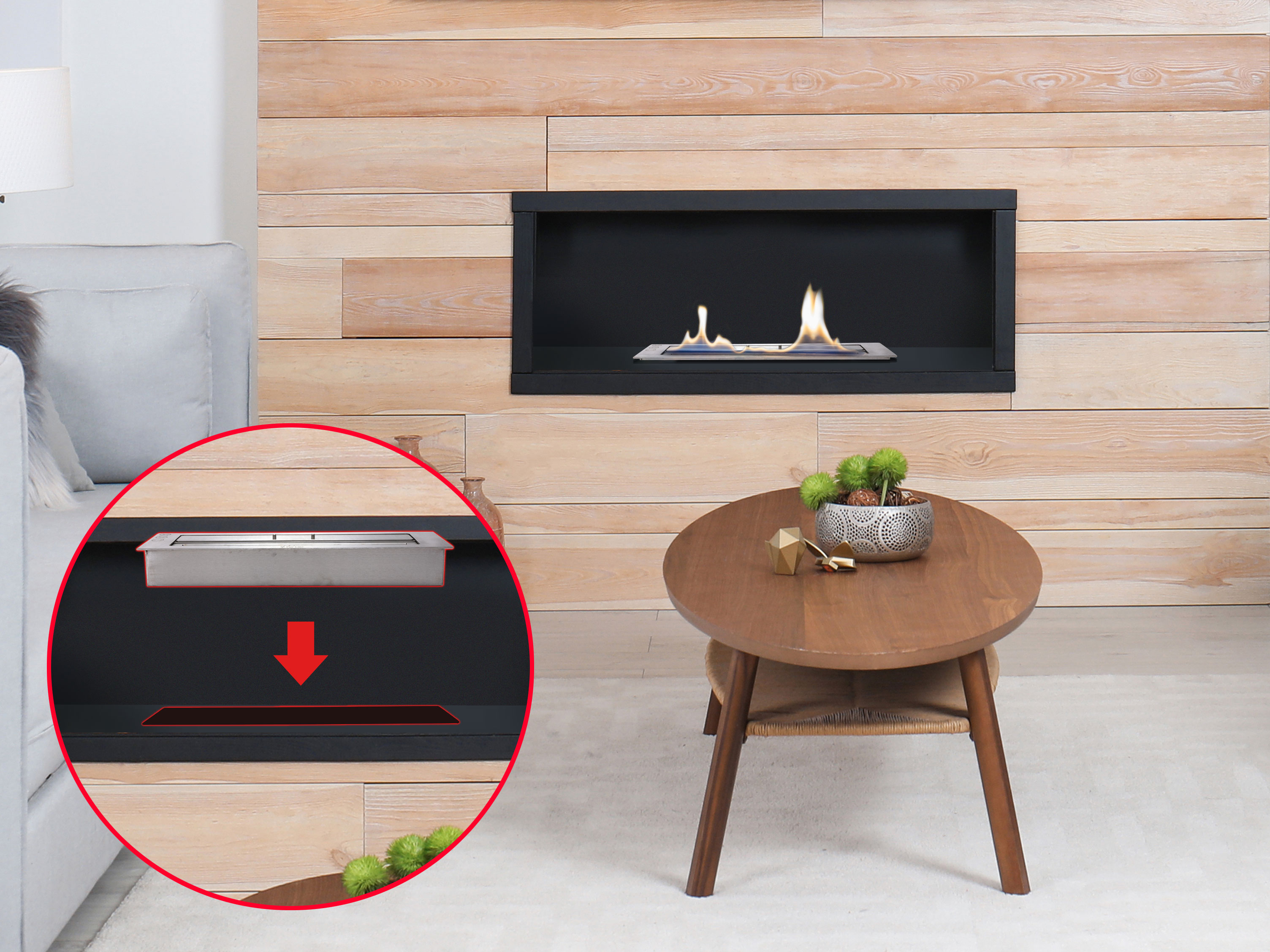 Bloque de combustión 3 L con regulador de llama